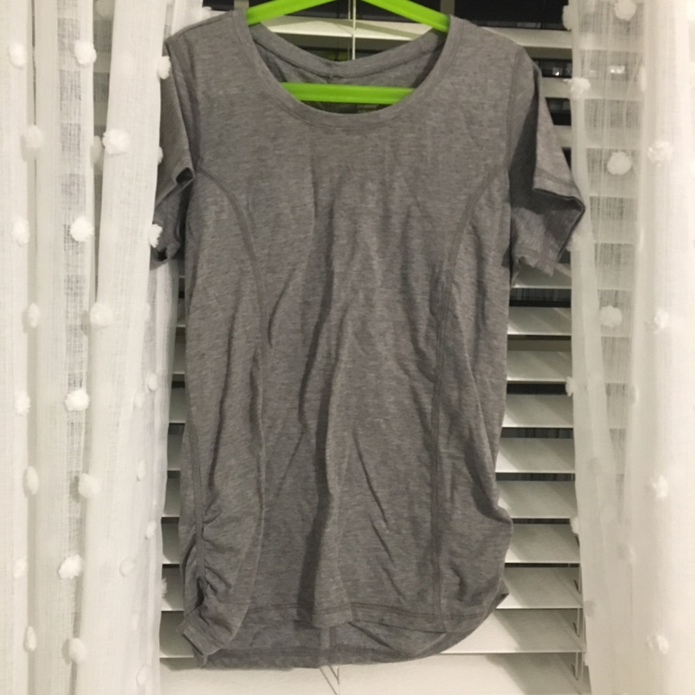 Grey work out shirt